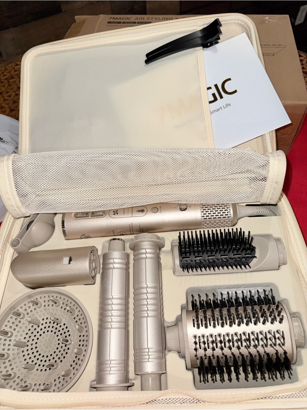 Magic Men's Hair Styling Set in Champagne and Cream